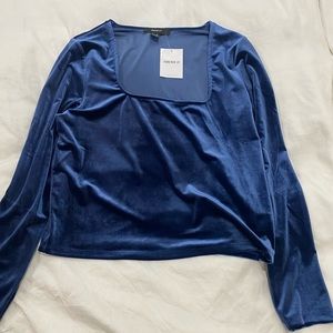 Forever 21 long sleeve velvet 2X